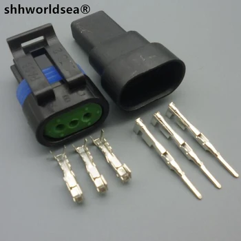 shhworldsea 3 Pin pentru GM Auto Soclu Conector Cablaj Locuințe Plug 12162182 12162185 12162280 12162197 1216219