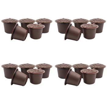 20buc din Oțel Inoxidabil Filtru Reutilizabil Capsule de Cafea Pentru Mașini de cafea Nespresso(B)