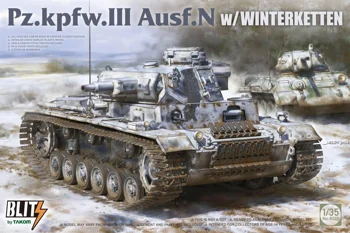 TAKOM 8011 SCARA 1/35 Pz.Kpfw.III Ausf.N w/WINTERKETTEN MODEL de KIT