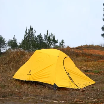 2 Persoană Strat Dublu Aluminiu Ultrausor Polul Waterproof, Windproof 4 Sezonul De Camping Cort De Bivuac Barraca