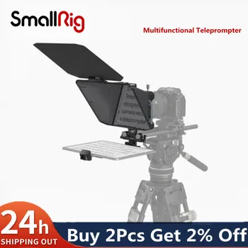 SmallRig Prompter Profesional Interviu Prompter pentru Tableta Determinat pentru iPad Smartphone Înregistrare Video 3646