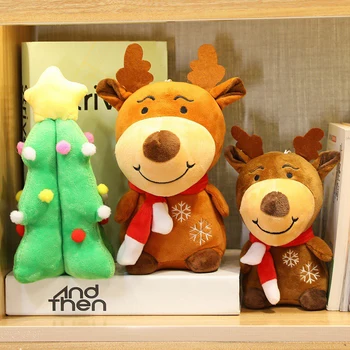 Crăciun Elan Moș Crăciun Copac Păpuși Pernă De Pluș Jucării De Crăciun Decoratiuni Pentru Casa Ornamente De Crăciun Fete De Cadouri De Crăciun