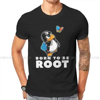Fluture Criminal Ilustrare Unic Tricou Sistem de Operare Linux Tux Pinguinul Casual Tricou mai Nou T-shirt Pentru Barbati Femei