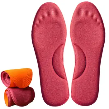 Femei Sine Termală Încălzită Tălpi 1Pair Picioarele Calde Spuma de Memorie Suport Arc Pantofi Tampoane de Iarnă Pantofi de Sport Auto Tălpi interioare de Încălzire