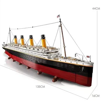 În Stoc 99023 Compatibil 10294 Titanic Mare Vas de Croaziera Vapor Vapor cărămizi, blocuri de constructii pentru Copii Jucării Diy Cadouri de Dragoste