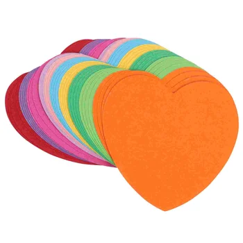 50pcs Inima Notă Tampoane Forma de Inima Colorate Auto - Plăcuțe Amovibile Note Pad Colorate