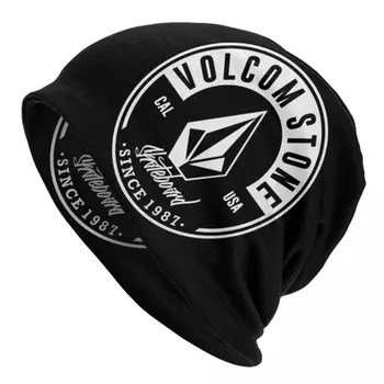 Volcoms Logo Capota Pălărie Tricot Pălării De Bărbați De Femei De Moda Unisex De Iarna Cald Chelioși Căciuli Capace