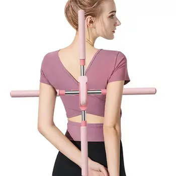 Corector De Postura Exercițiu Bastoane Durabil Și Puternic Yoga Stick Se Întinde Instrument Corset Corector De Postura Pentru Adulți Și Copii