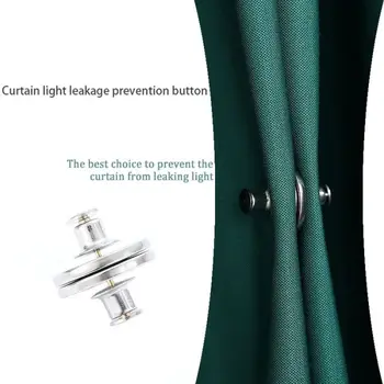 Magnetic Cortina Butonul Clip Nu-stantare Magnet Catarama Pentru Ecran de Fereastră Perdea de Lumină Scurgere a Preveni Butonul Ambarcațiunile de Decor Acasă