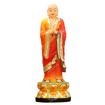 Anhan Kassapa Thera Statuie A Lui Buddha Magazin Cult Acasă Decorare Rasina De Fibra De Sticla Statuia Lui Buddha Discipol