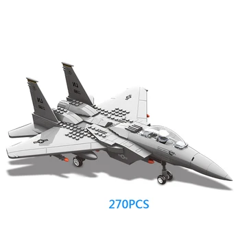 1:48 Scară Militare Moderne F15 Eagle Luptător Batisbricks Construi Bloc Model Ww2 Forțele Aeriene Cifre Avion Caramida Jucării De Colecție