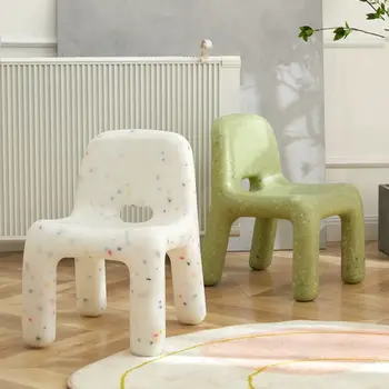 Nordic Familie, Copii Scaun de Plastic Simplu Scaun pentru Copii Drăguț Înstelat Scaun pentru Copii Eco-friendly Plastic Școală Acasă Scaune
