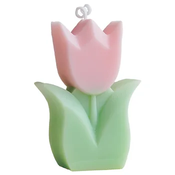Tulip Lumânare Parfumată DIY Aroma Cadou Cadou Handmade Parfum Lumânare Flori Styling Ceara