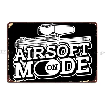 Airsoft Pistol De Aer Sport Placa De Metal De Epocă Pictura Murala De Perete Caracter Bucătărie Crea Tin Semn Poster