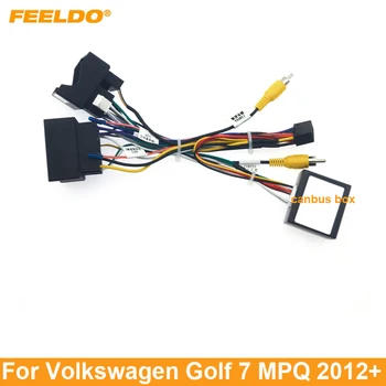 FEELDO Audio al Masinii Cablaj Pentru Volkswagen Golf 7 (MPQ) Aftermarket 16pin CD/DVD Stereo de Instalare de Sârmă Adaptor