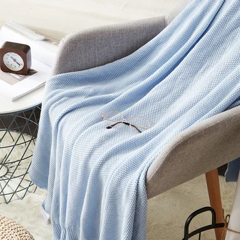 Solid Tricotate Pătură De Dimensiuni Mici Pătura Moale Confortabil Pătură Caldă Pentru Canapea Pat De Turism Biroul De Acasă