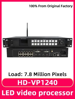 HD-VP1240 Plin de Culoare LED Display Ecran Video Procesor 2-în-1 Sistem Sincron Controler USB Redare