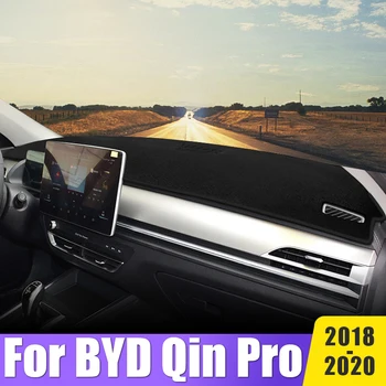 Tabloul de bord Acoperi Umbra Soare Evita Lumina PadFor BYD Qin Pro EV DM 2018 2019 2020 Instrument Birou de Acoperire Mat DashMat Accesorii Auto