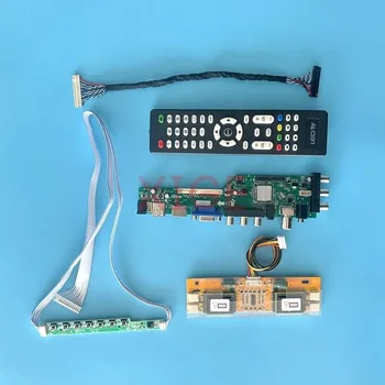 LCD Driver Bord se Potrivesc M190E1 M190E3 M190E5 MT190EN02 30Pin LVDS 4CCFL 1280*1024 IR+AV+USB+HDMI+VGA Monitor Kit DVB Semnal Digital