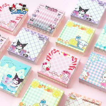 200 De Coli Hello Kitty Pad Notă Kawaii Drăguț Sanrio Kuromi Cinnamoroll De Desene Animate Drăguț Memo Mesaj De Carte Note Lipicioase Jucarii Fete
