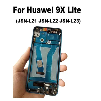 Noul Cadru de Mijloc Pentru Huawei Honor 9X Lite cadrul Frontal Capacul Șasiu de Metal de Locuințe Placa din Spate LCD Titularul jsn-L21-L22-L23
