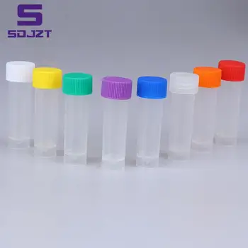 10buc 5ml de Plastic, Tuburi de Testare Flacon Cu Șurub Etanșare Capac Container Pachet