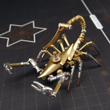 DIY Metal Scorpion Model Kit Steampunk Insecte Mecanice de Asamblare Jucarie Puzzle 3D Jucarii pentru Copii Adulți Cadou