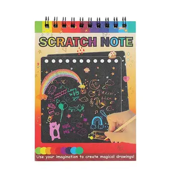 Zero Arte-Ambarcațiuni Notebook 10buc Mână-Pictat Copii DIY Carduri & Graffiti Instrumente Decopertarea Pictura Card Kit Pentru Grădiniță