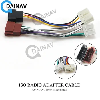 12-128 ISO Radio Adaptor pentru VOLVO 1993+ (la anumite modele) fișa Fasciculului de Cabluri a Duce război de Țesut Cablu Plug