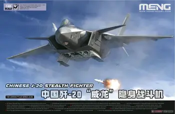 MENG LS-002 1/48 Chinez Chengdu J-20 Stealth Fighter Model de Kit